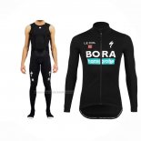 2022 Fietskleding Bora-Hansgrone Zwart Lange Mouwen en Koersbroek
