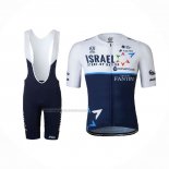 2021 Fietskleding Israel Cycling Academy Blauw Wit Korte Mouwen en Koersbroek