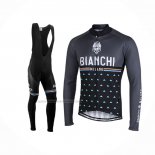 2021 Fietskleding Bianchi Milano Nalles Zwart Lange Mouwen en Koersbroek