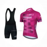 2023 Fietskleding Giro D'italie Roze Korte Mouwen En Koersbroek