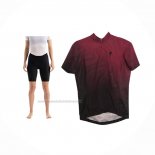 2021 Fietskleding Vrouw Specialized Rood Zwart Korte Mouwen en Koersbroek