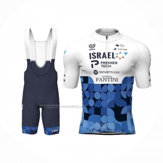 2022 Fietskleding Israel Cycling Academy Blauw Wit Korte Mouwen en Koersbroek