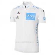 2017 Fietskleding Tour DE France Wit Korte Mouwen en Koersbroek
